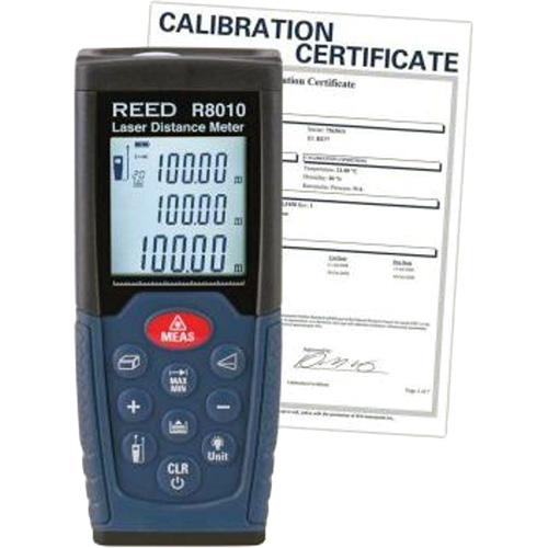 T&eacute;l&eacute;m&egrave;tre laser avec certificat de calibration, 1,92" - 328' (5 cm - 100 m) Gamme de mesure, Num&eacute;rique (&eacute;lectronique) WestPier