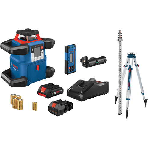 Revolve4000 Connected Self-Leveling Horizontal Rotary Laser Kit, 4000' (1219.2 m), 635 Nm WestPier