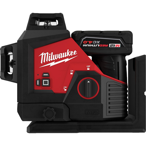 M12 360-Degree 3-Plane Cordless Laser Kit, 125' (38.1 m), 530 Nm WestPier