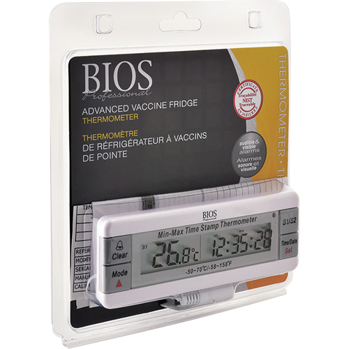 Thermom&egrave;tre pour vaccins, Contact, Num&eacute;rique, -50-70°F (-58-158°C) WestPier