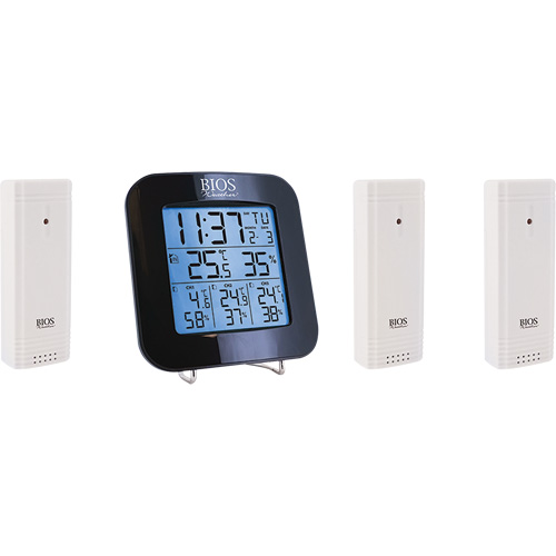 Wireless Weather Station with 3 Sensors, Non-Contact, Digital, 40-158°F (-40-70°C) WestPier