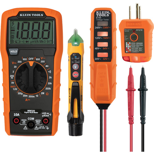 Trousse dessai &eacute;lectrique avec multim&egrave;tre num&eacute;rique WestPier