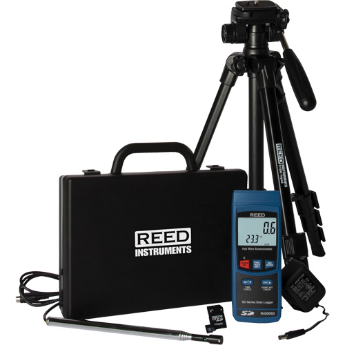 Hot Wire Thermo-Anemometer Kit, Data Logging, 0.4 - 30 m/sec Air Velocity Range WestPier