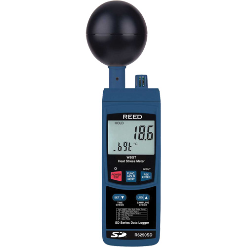 Compteur de stress thermique &agrave; enregistrement de donn&eacute;es avec certificat de calibration WestPier