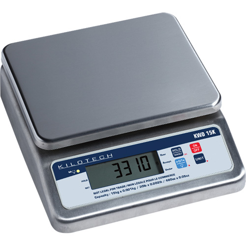 Bench Weighing Scale, 30 kg Cap., 2 g Graduations WestPier