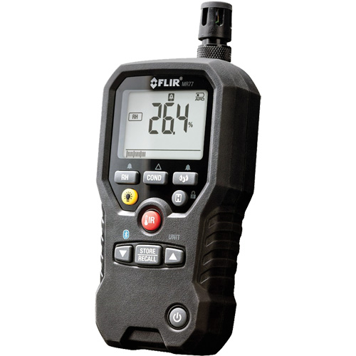 Humidim&egrave;tre 5-en-1 MR77 avec METERLINK, Gamme d'humidit&eacute; 0 - 99%, Gamme de temp&eacute;rature -4°- 392° F ( -20° - 200° C ) WestPier