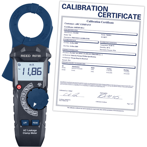 AC Leakage Clamp Meter with Calibration Certificate WestPier