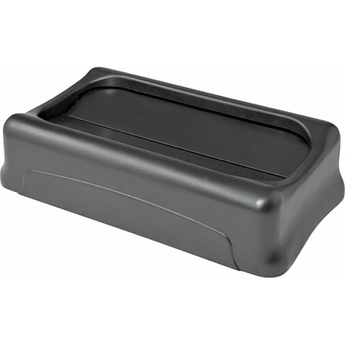 Contenants Slim Jim a/canaux de ventilation, Couvercle &agrave; battant, Plastique, Convient aux contenants 20-1/2" x 11-2/5" WestPier