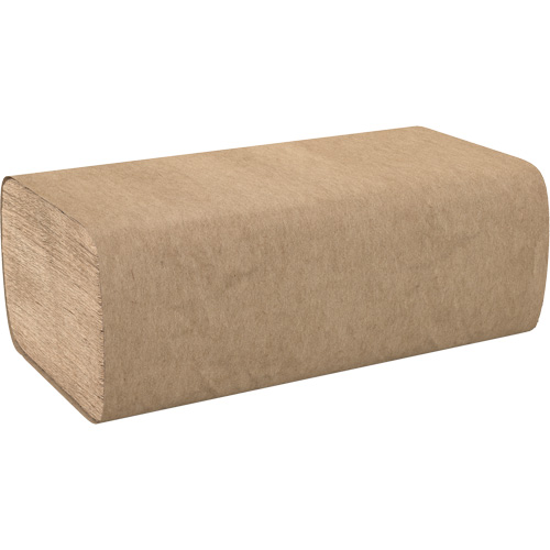 Essuie-mains &agrave; pli unique Pro Select, 1 pli, 9" lo x 9-4/9"/9-9/20" la, 250 /pqt WestPier