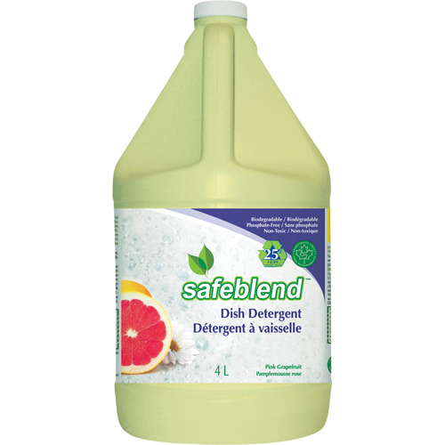 Dish Detergent, Liquid, 4 L, Pink Grapefruit WestPier