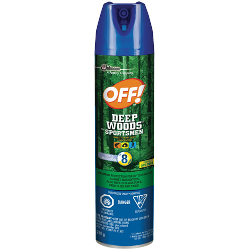 Insectifuge pour sportifs Off! R&eacute;gions sauvages, DEET &agrave; 30 %, A&eacute;rosol, 230 g WestPier
