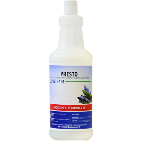 Nettoyant d&eacute;sinfectant &agrave; cuvettes Presto, 1 L, Bouteille WestPier
