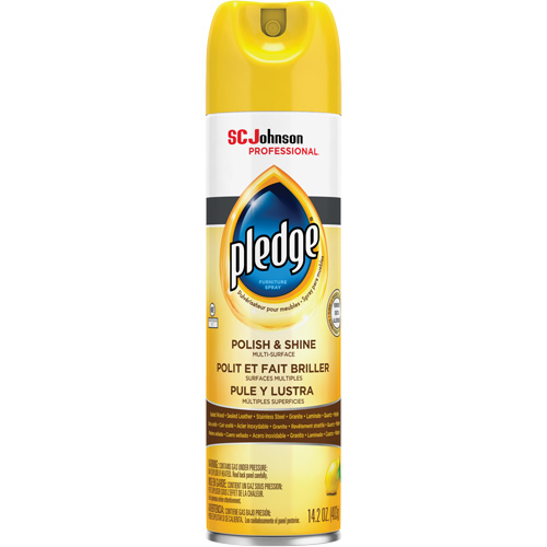 Pledge&reg; Lemon Furniture Polish, 14.2 oz., Aerosol Can WestPier