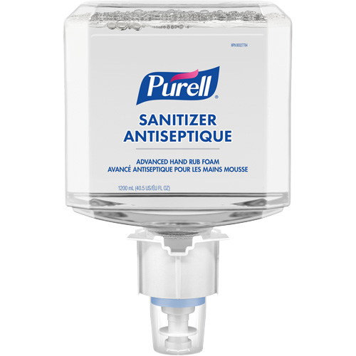 D&eacute;sinfectant pour les mains avanc&eacute; en mousse ES6, 1200 ml, Cartouche de recharge, 70 % alcool WestPier