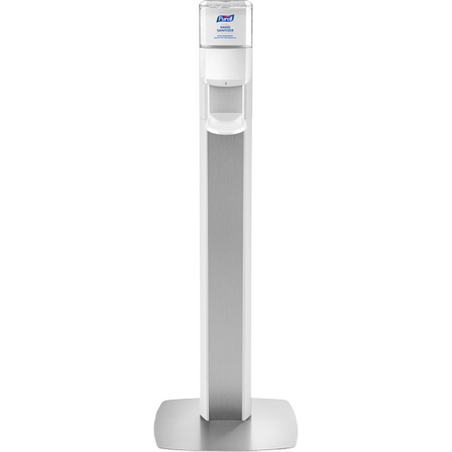 Messenger ES6 Silver Panel Floor Stand with Dispenser WestPier