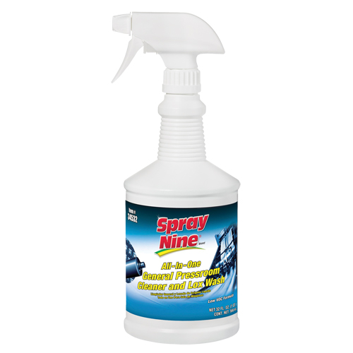 Spray Nine&reg; General Pressroom Cleaner, 946 ml, Trigger Bottle WestPier