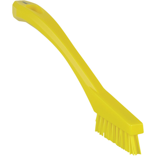 Detail Brush, Stiff Bristles, 8" Long, Yellow WestPier