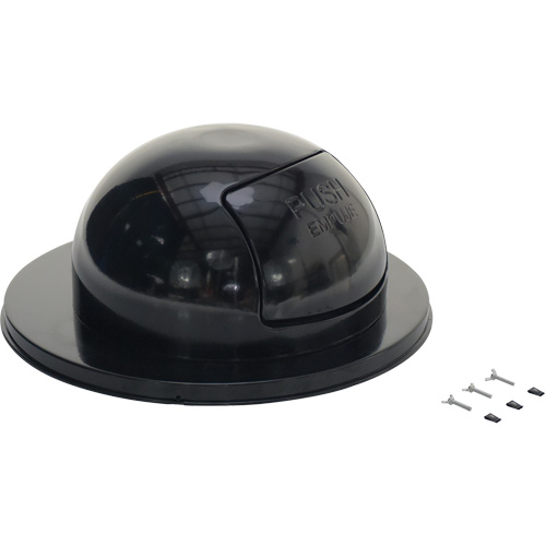 Drum Waste Disposal Top, Dome Lid, Metal, Fits Container Size: 23-1/2" Dia. WestPier