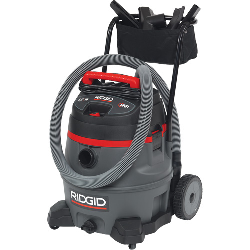 NXT Industrial Vacuum with Cart, Wet-Dry, 6 HP, 14 US Gal. (53 Litres) WestPier