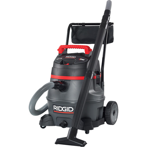 NXT Industrial Vacuum with Cart, Wet-Dry, 6 HP, 14 US Gal. (53 Litres) WestPier