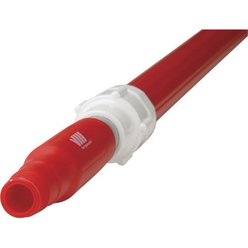 Deck Scrub Handle, Brush/Pad Holder, Red, Telescopic, 62"-113" L WestPier