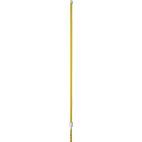 Manche de brosse pour plateforme, Brosse/Support &agrave; tampon, Jaune, T&eacute;lescopique, 62"-113" lo WestPier