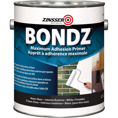 Bondz&reg; Maximum Adhesion Primer, 3.78 L, Gallon, White WestPier