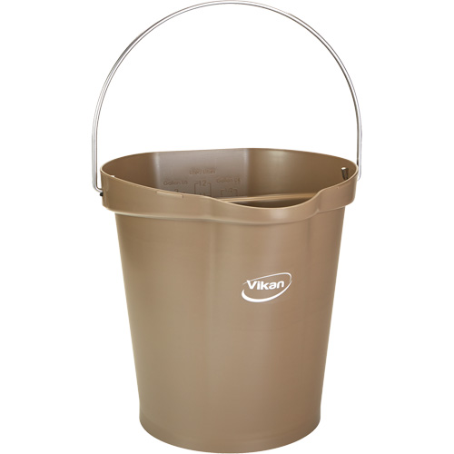 Seau pour l'hygi&egrave;ne des aliments, Brun, 3 gal. US WestPier