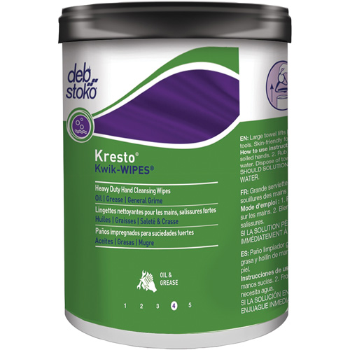 Kresto&reg; Kwik-Wipes&reg; Wipes, 70 Wipes, 12" x 10" WestPier