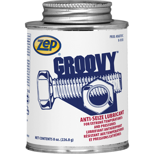 Groovy Lubricant & Anti-Seize, 8 oz., Brush Top Can, 2100°F (1100°C) Max. Temp WestPier