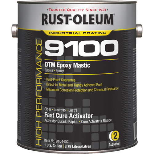 9100 System DTM Epoxy Mastic Fast Cure Activator, Gallon WestPier