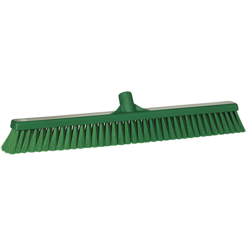 T&ecirc;te de balai-brosse pour petites particules, Crins Fin, 24", Polyester, Vert WestPier