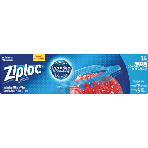 Sacs de cong&eacute;lation Ziploc WestPier