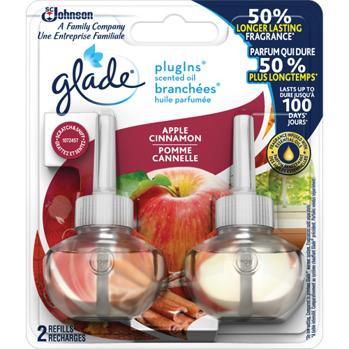 Glade&reg; PlugIns&reg; Scented Oil Refills, Apple Cinnamon, Cartridge WestPier