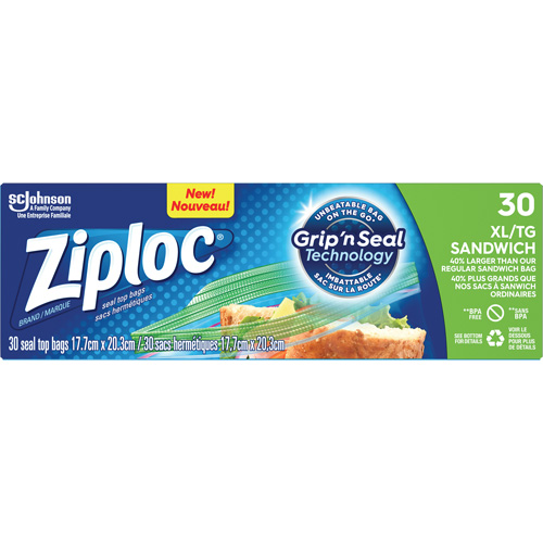 Sacs &agrave; sandwichs Ziploc WestPier