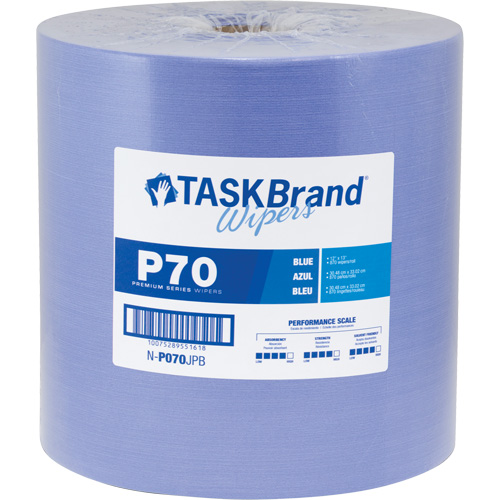 TaskBrand&reg; P70 Premium Series Wipers, Heavy-Duty, 13" L x 12" W WestPier