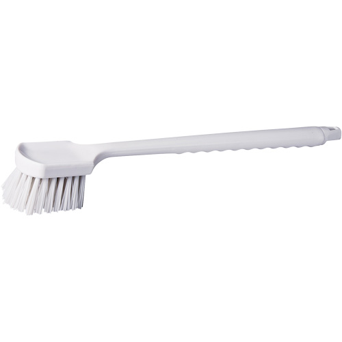 Long Handle Pot Brush, 20" L, Polypropylene Bristles, White WestPier