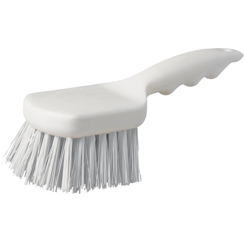 Brosse &agrave; chaudron &agrave; manche court, 9" l, Soies Polypropyl&egrave;ne, Blanc WestPier