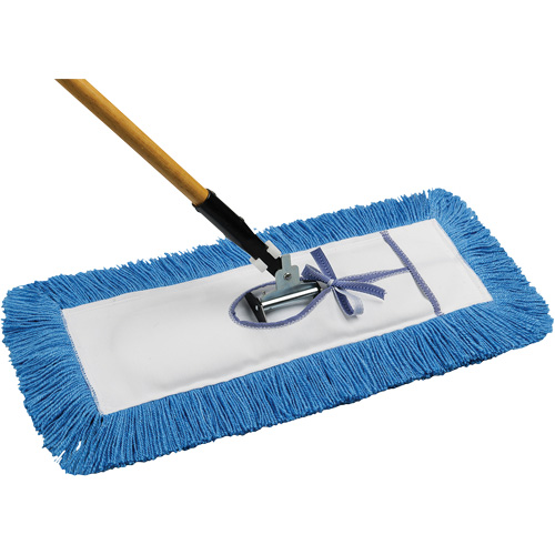 Static-H Dust Mop with Handle, Tie-On Style, Nylon, 24" L x 5" W WestPier