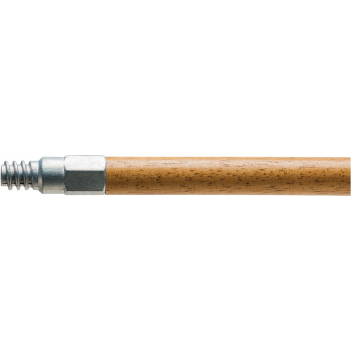 Handle with Metal Tip, Wood, ACME Threaded Tip, 15/16" Diameter, 54" Length WestPier
