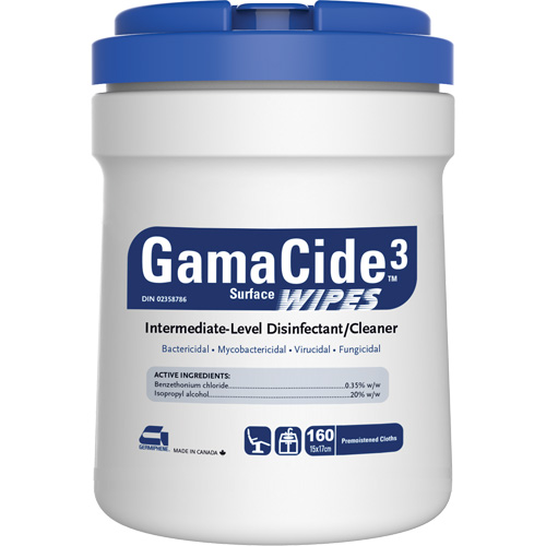 D&eacute;sinfectant pour surfaces multiples GermiCide3, 160 lingettes WestPier
