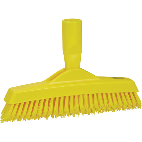 Grout Brush, Stiff Bristles, 9-1/4" Long, Yellow WestPier