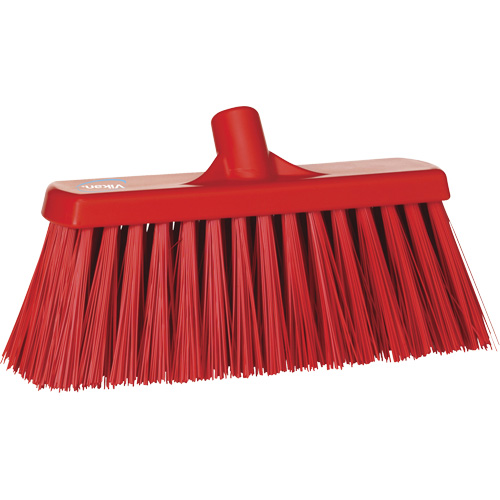Balai-brosse robuste, Crins Ferme, 13", Polyester, Rouge WestPier