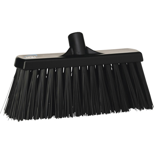Balai-brosse robuste, Crins Ferme, 13", Polyester, Noir WestPier