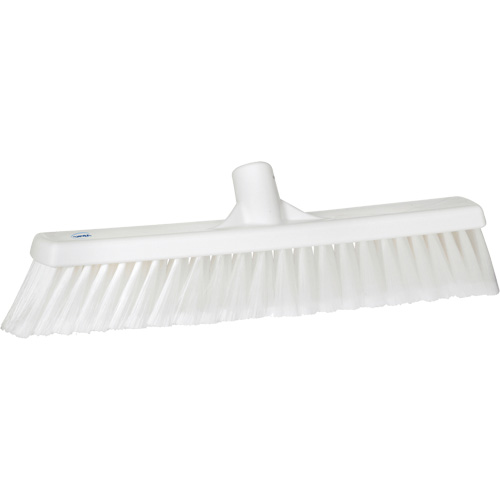 Balai-brosse pour particules fines, Crins Fin/&agrave; bout ouvrant, 16-1/4", Polypropyl&egrave;ne, Blanc WestPier