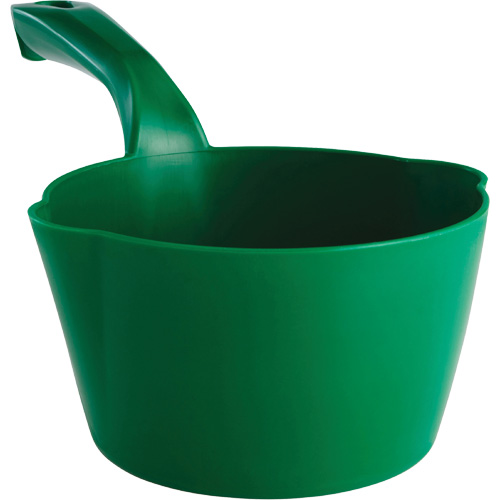 Round Bowl Scoop, Plastic, Green, 32 oz. WestPier