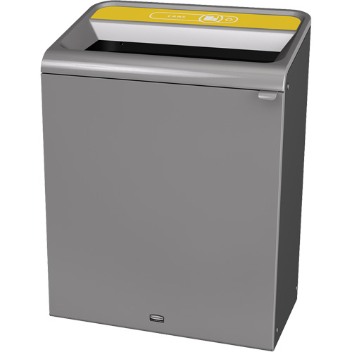 Conteneur pour d&eacute;chets de bidon Configure, Vrac/Bord de rue/De bureau, Acier, 45 gal. US WestPier