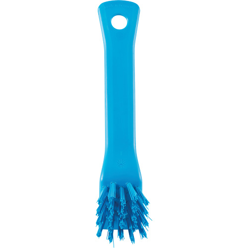 Brush with Scraping Edge, Stiff Bristles, 6" Long, Blue WestPier