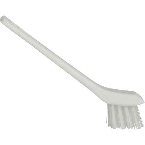 Brush with Scraping Edge, Stiff Bristles, 6" Long, White WestPier