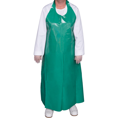 Top Dog 8 Mil. Apron, Polyurethane, 50" L x Green WestPier